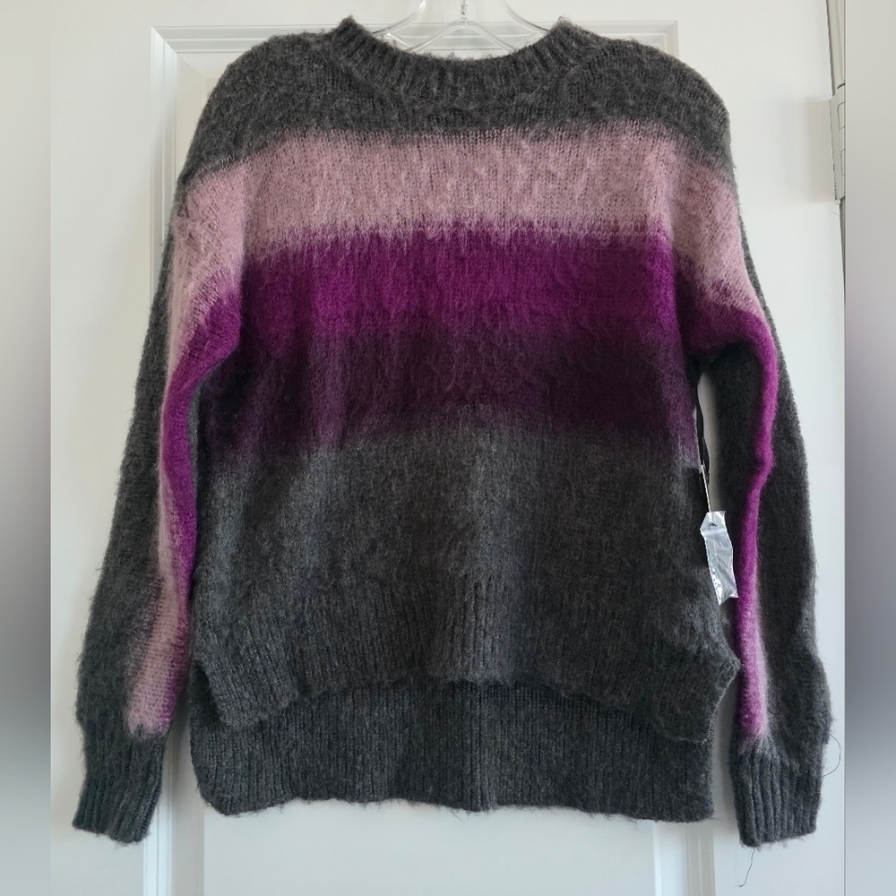 Simply Vera Vera Wang Women's Sweater - Gray and Purple